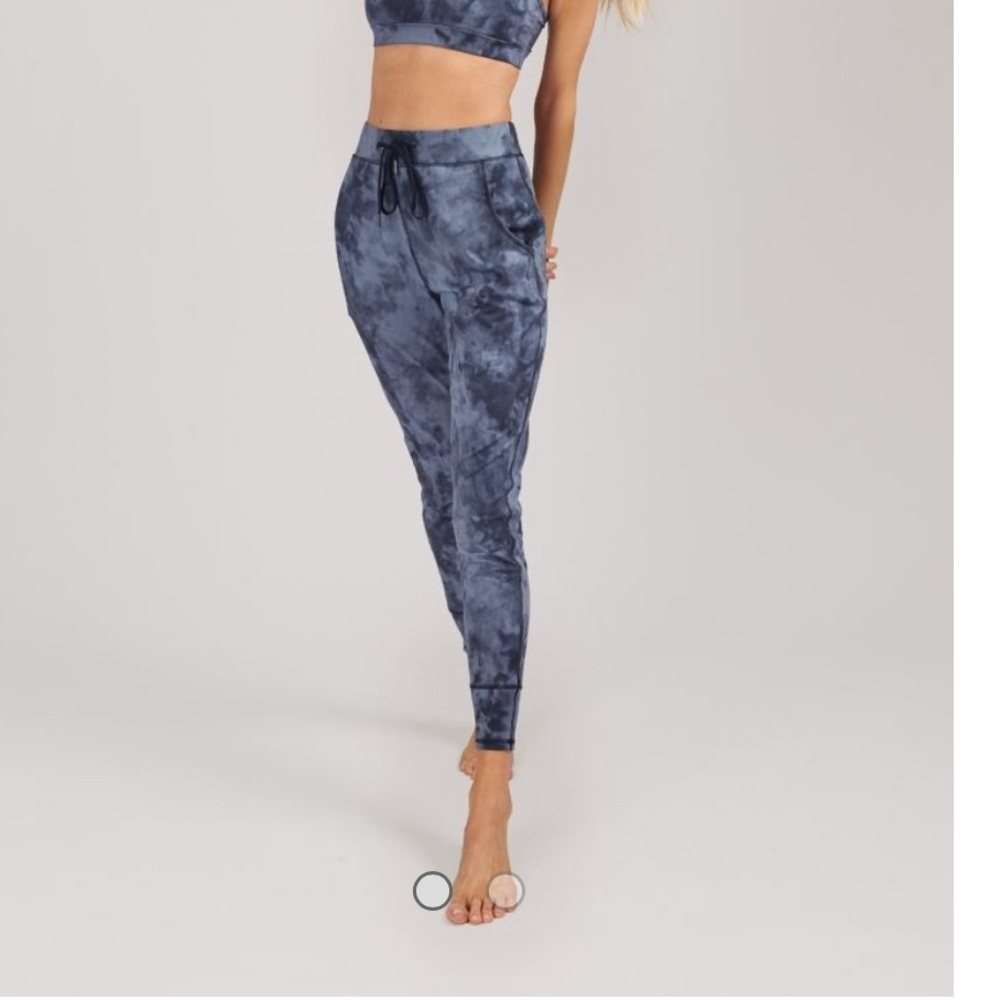 Danielle K. Studios Smoke Tie Dye Jogger Legging SZ XS